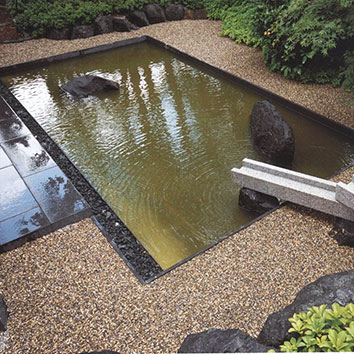 杭州庭院水系魚(yú)池景觀3